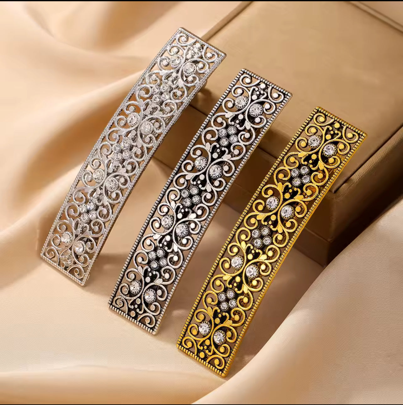 Fermacapelli Elegante Luce di Metallo®