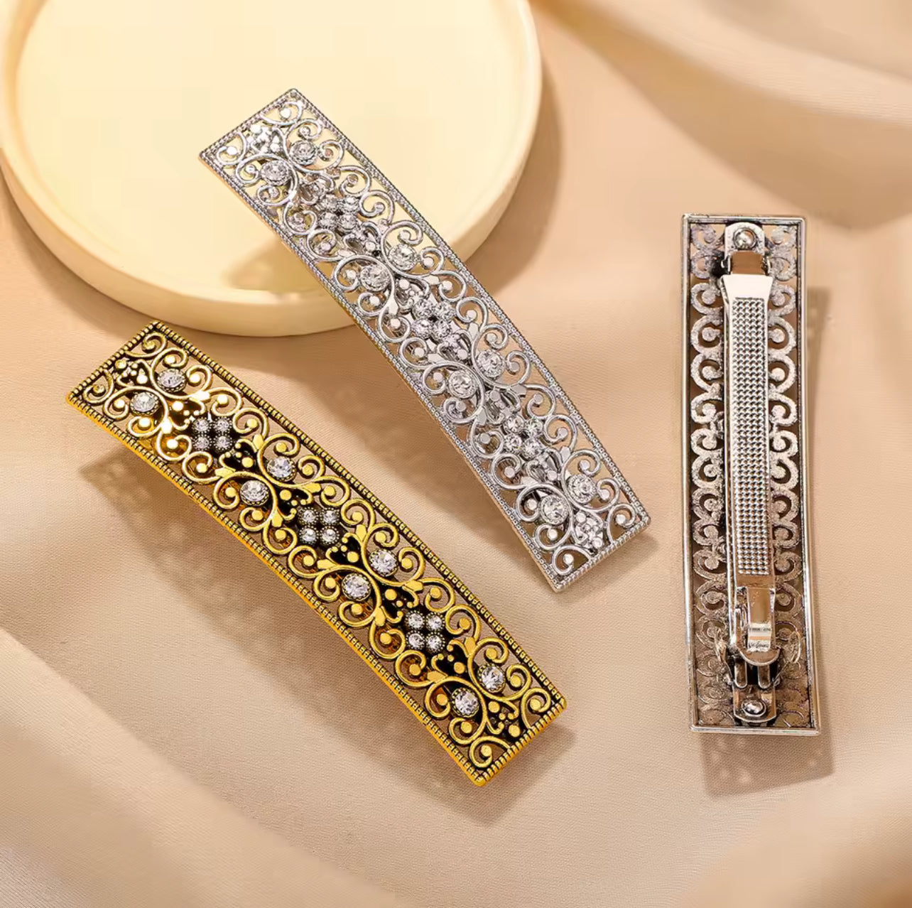 Fermacapelli Elegante Luce di Metallo®